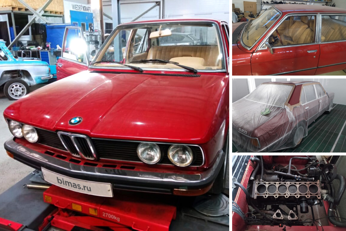 BMW E12 1979 года – полное восстановление авто - Bimas